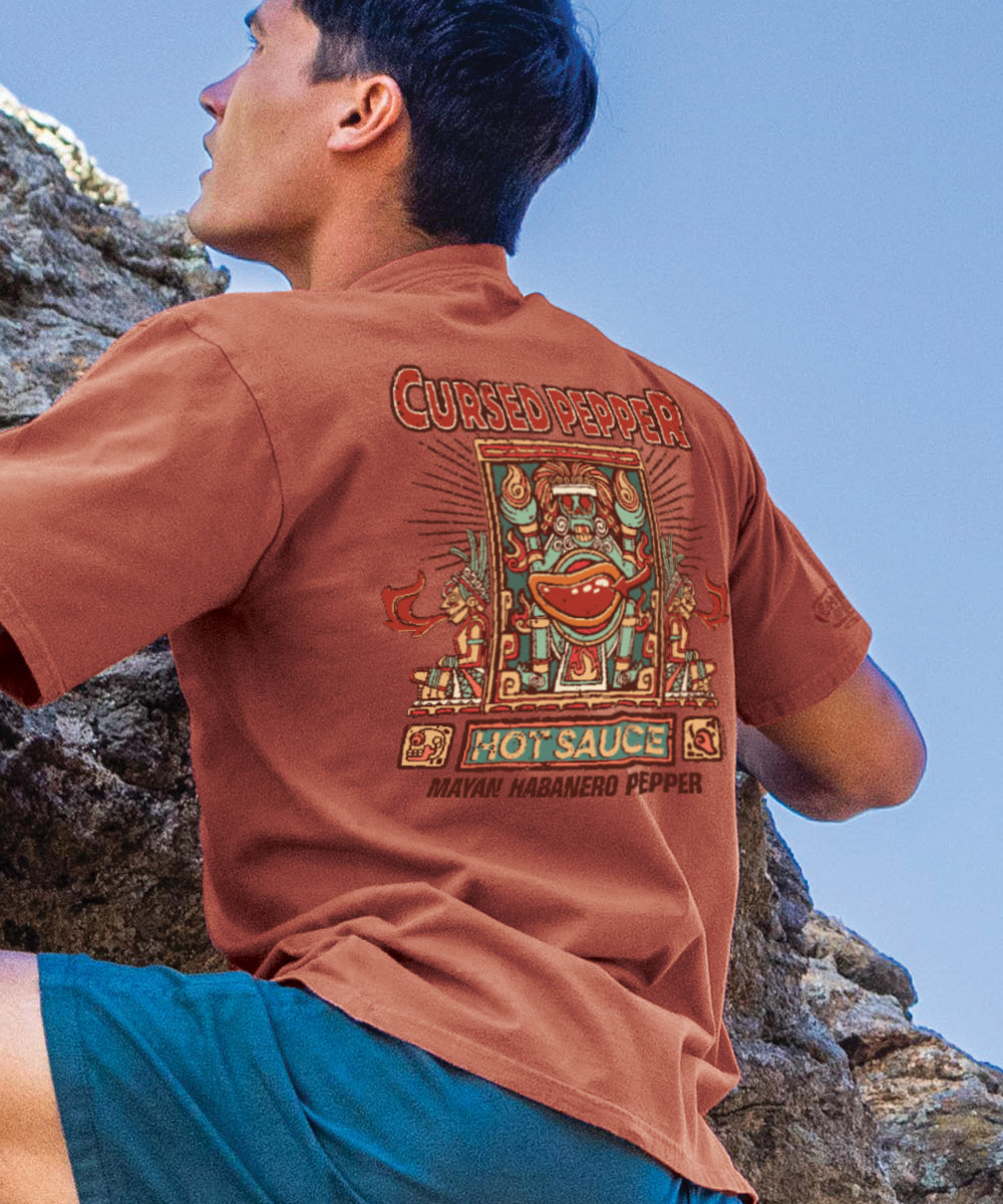 Cursed Pepper - Chile Dyed Short Sleeve Crewneck T-Shirt