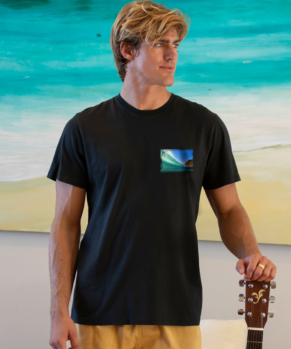 Clark Little Screamer - Jet Black Short Sleeve Pima T-Shirt