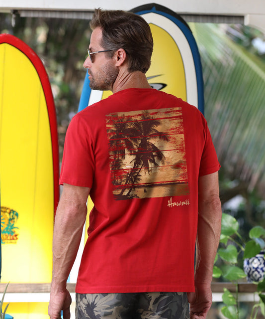 Come Sail Away - Rugby Red Short Sleeve Pima T-Shirt