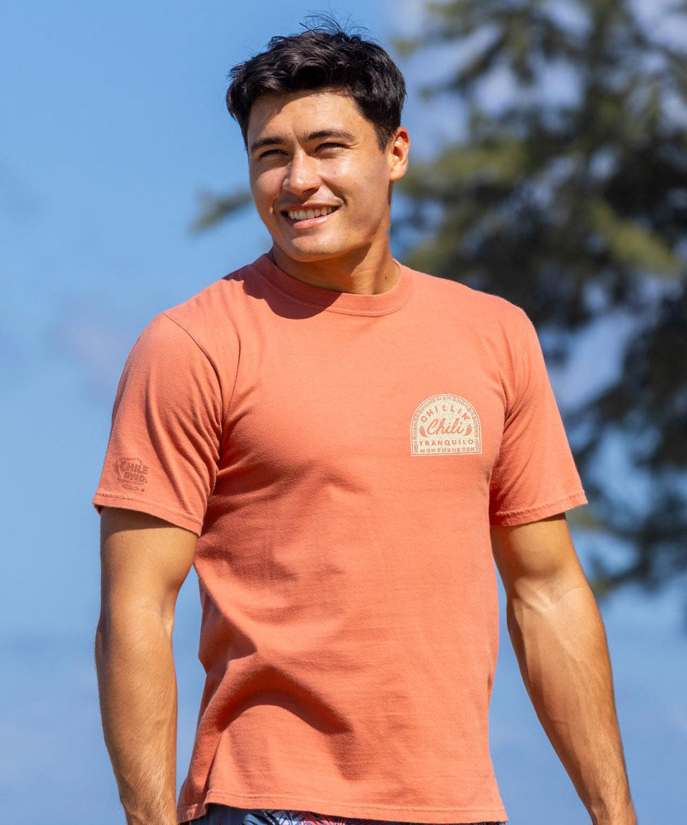 Chilin - Chile Dyed Short Sleeve Crewneck T-Shirt